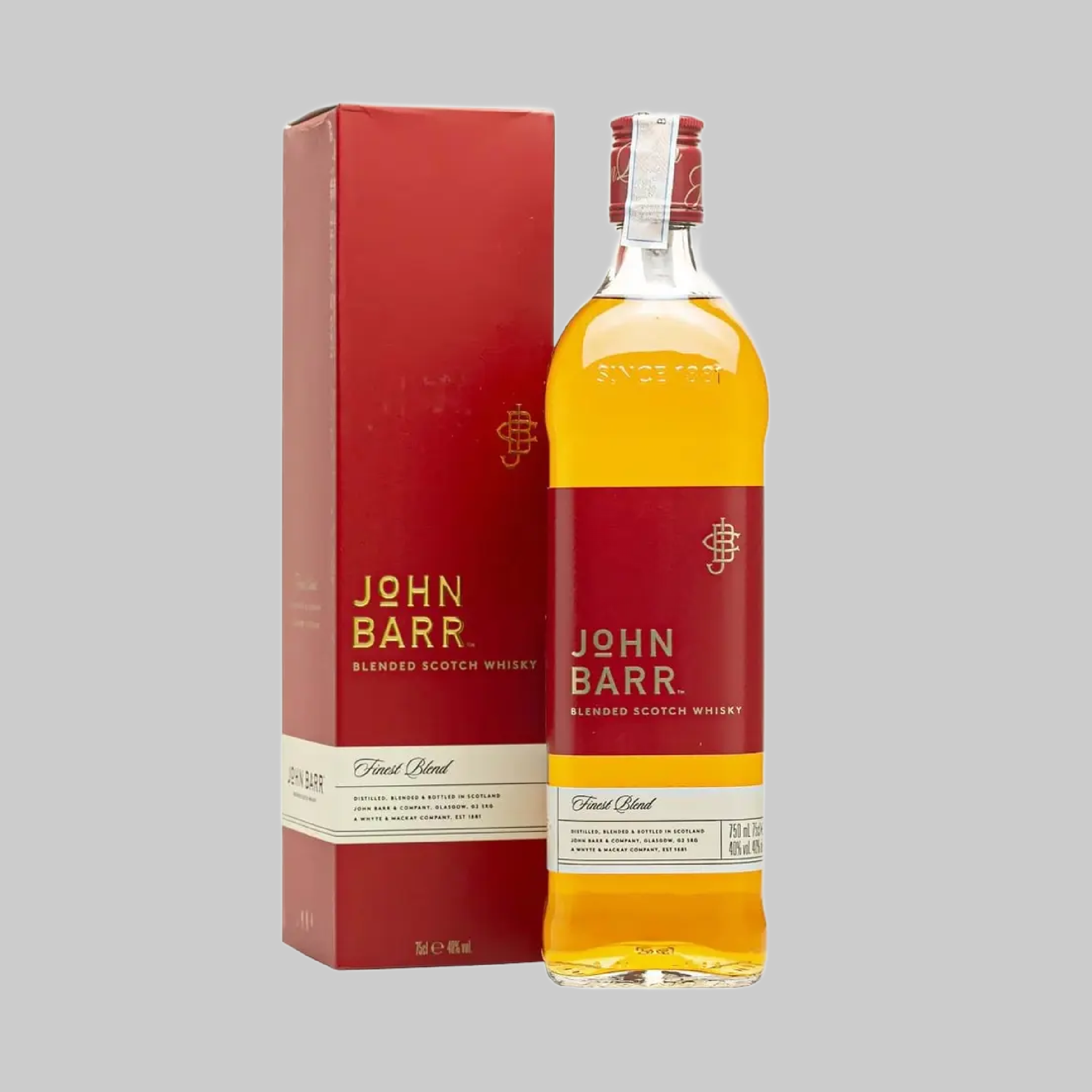 John Barr Red Blended Scotch Whisky 1000ml 40.0% | TIME2DRINK